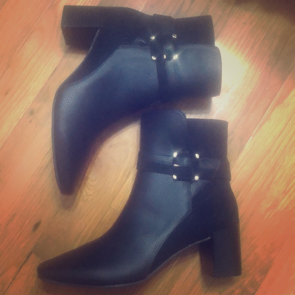 Dress barn  - Black Mila Buckle Bootie